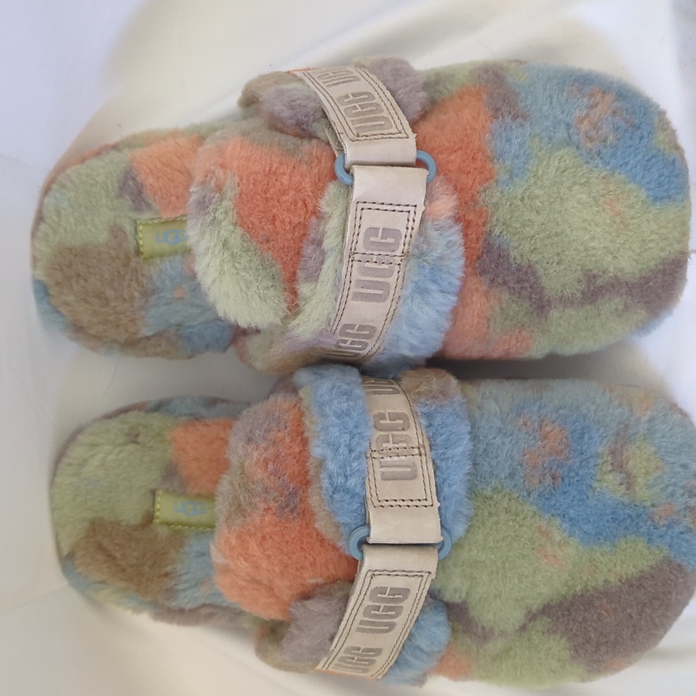 UGG Fluff It Slide "Fresco" Unisex Slipper New In Box Size 8 Men's - 9.5 Women's - Picture 6 of 6